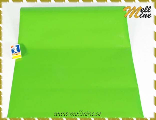 Dekorplast - ljusgr�n (blank), bredd 45 cm (metervara)