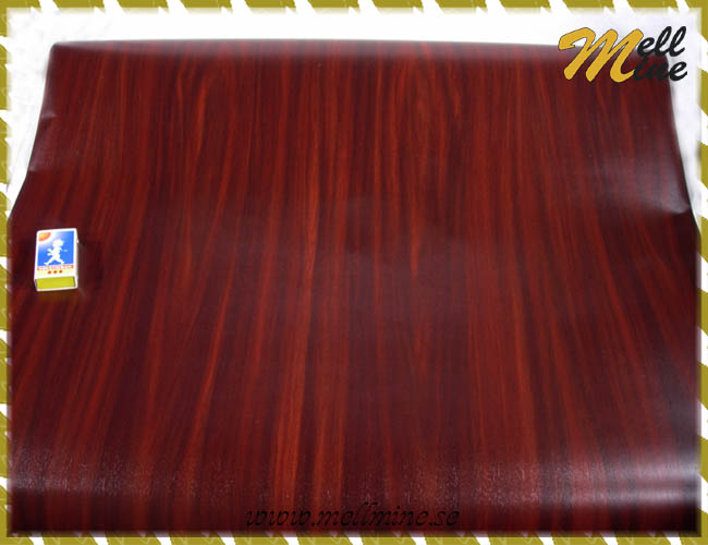 Dekorplast - tr�, mahogny, bredd 67,5 cm (metervara)