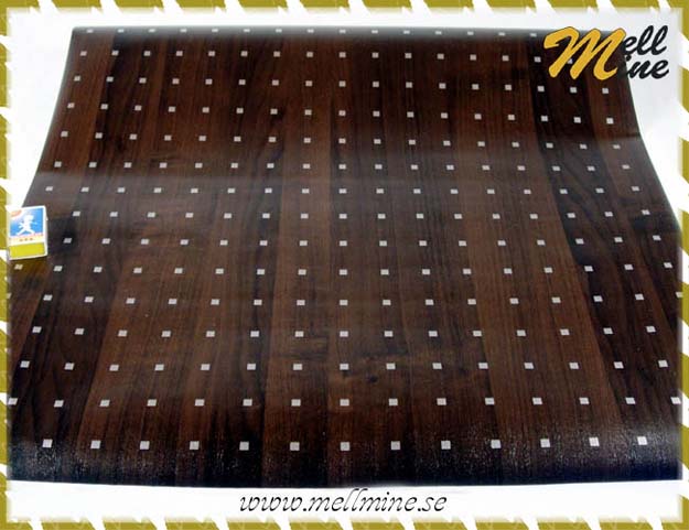 Dekorplast - tr�/metall (krom) - bredd 67.5 cm (metervara)