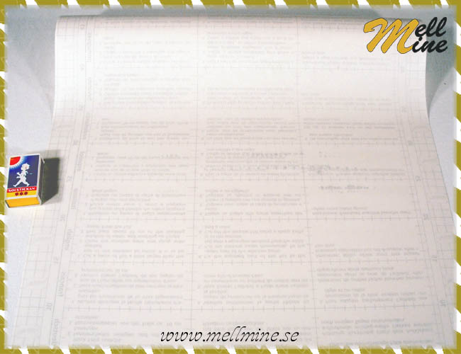 Dekorplast - transparent (blank), bredd 67,5 cm (metervara)