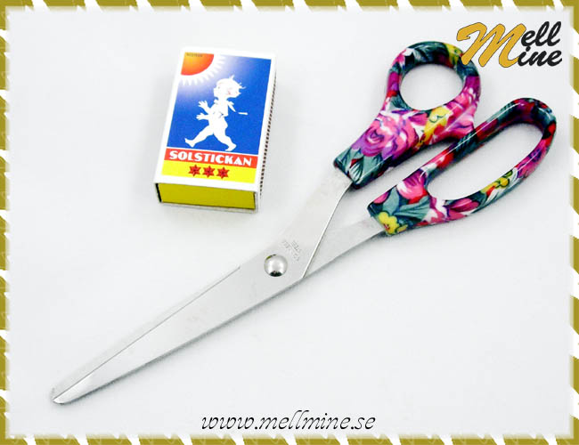 Blommig sax, rosa/gr�n