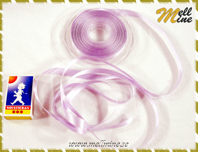 Satinband/sidenband, orchid (ljuslila) - 10 mm (metervara)