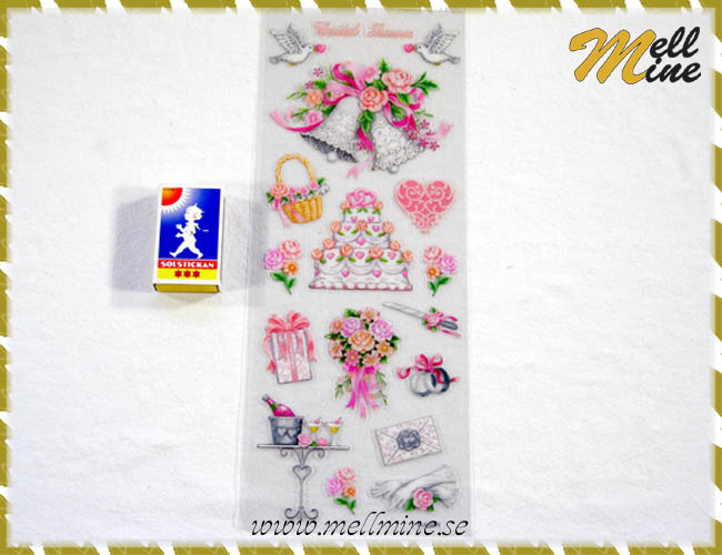 Glitterstickers - wedding