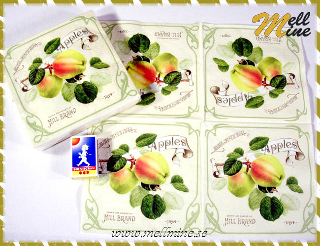 20-pack servetter, �ppelkvist