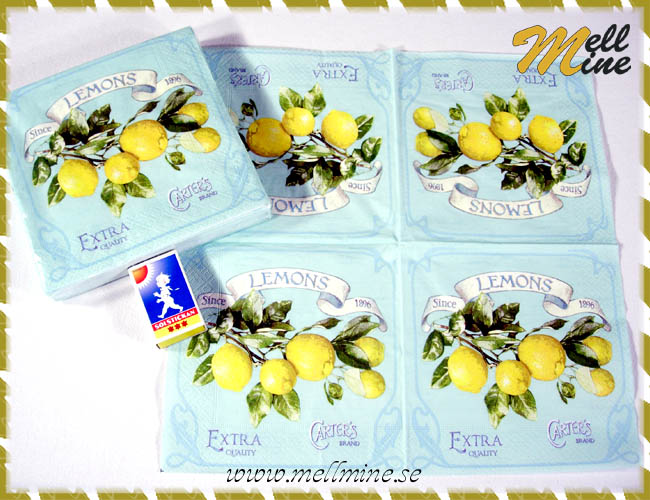 20-pack servetter, citronkvist