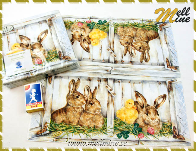 20-pack servetter - easter friends