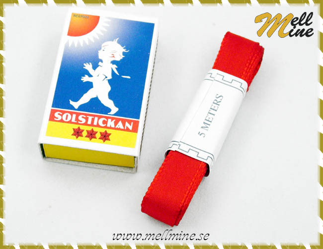 Syntetband, r�tt - 5 meter