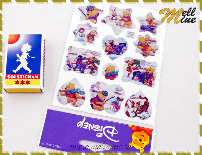 Stickers, Nalle Puh - nr 1
