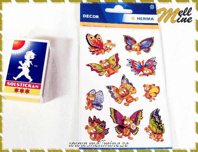 Stickers - glada fj�rilar