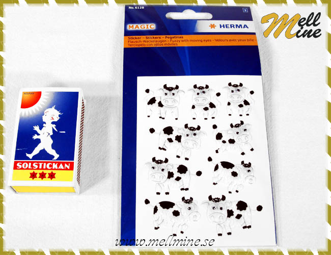 Stickers - velourk�nsla kossor