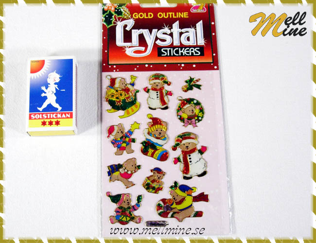 Kristallstickers jul-nallar nr 1