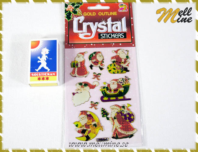 Kristallstickers, jul-stora tomtar nr 1