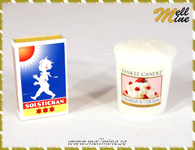 Yankee Candle votivljus - Strawberry buttercream