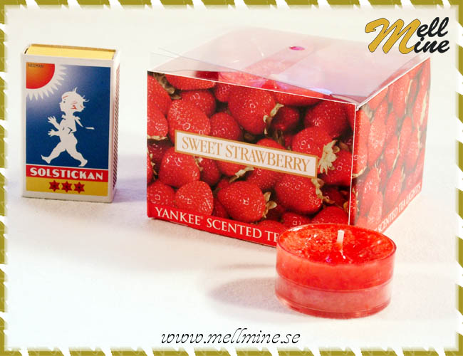 Yankee Candle, v�rmeljus - Sweet strawberry