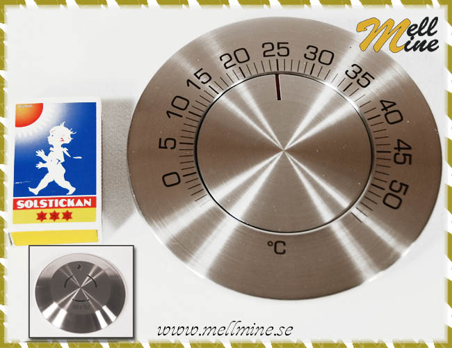 Termometer, Puck - st�l