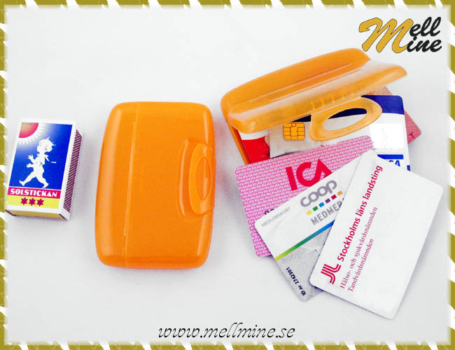 Kortetui / kortpl�nbok U-box - orange