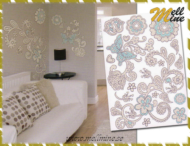 XL Wall Decor, v�ggdekoration - Butterfly