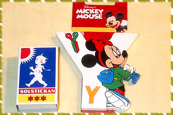Tr�bokstav, Disneyfigur - Y