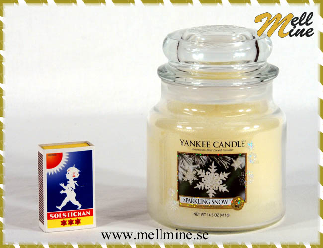 Yankee Candle housewarmer, medium jar - Sparkling snow