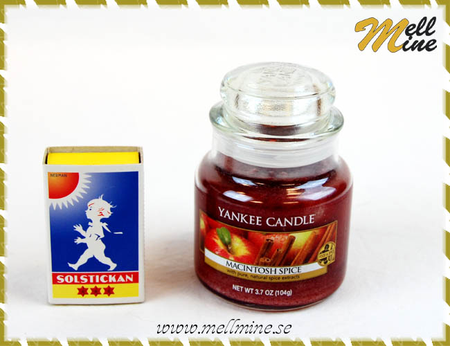Yankee Candle housewarmer small jar - Macintosh spice