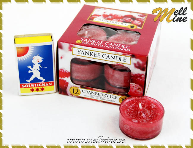 Yankee Candle v�rmeljus - Cranberry ice